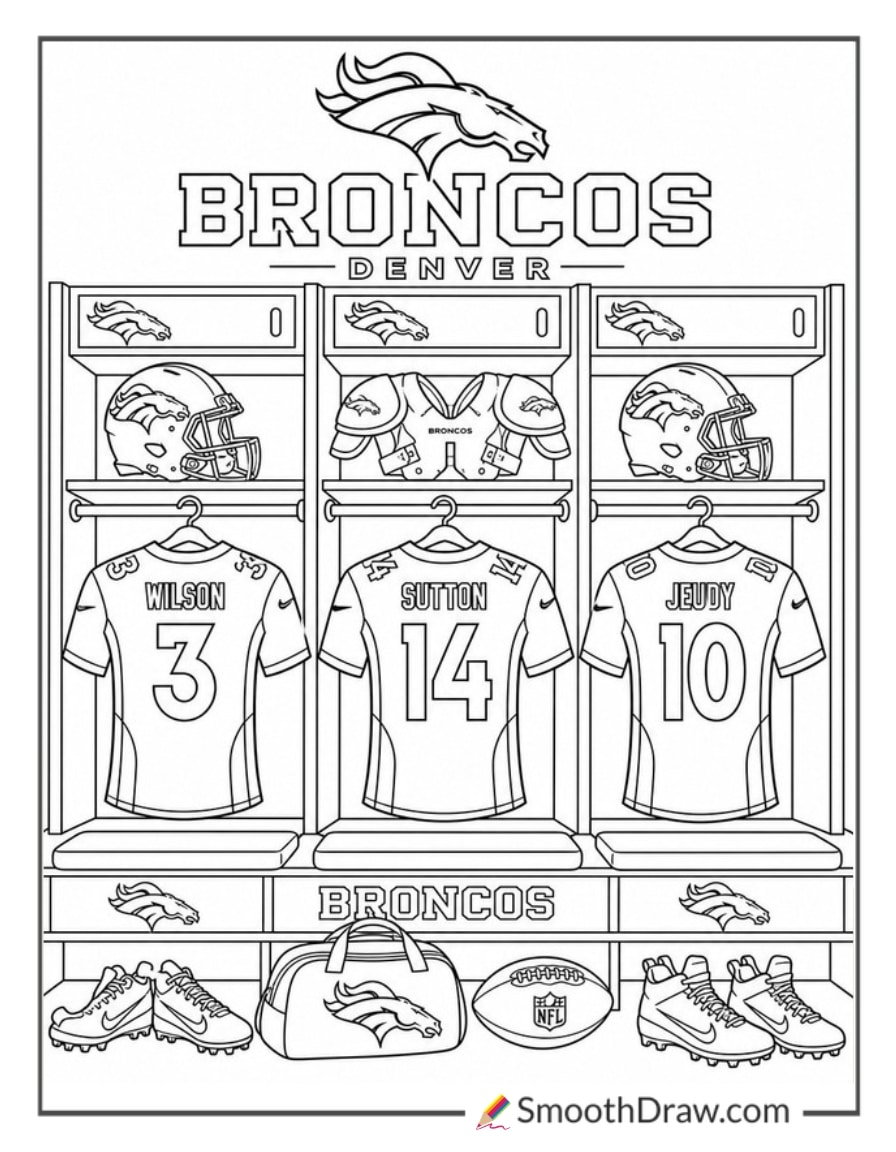 Denver Broncos Locker Room Jerseys