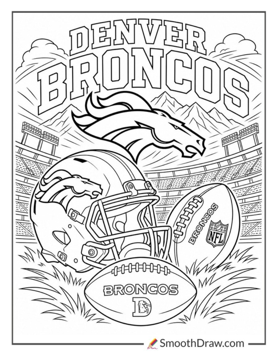 Denver Broncos Promotional Key Art