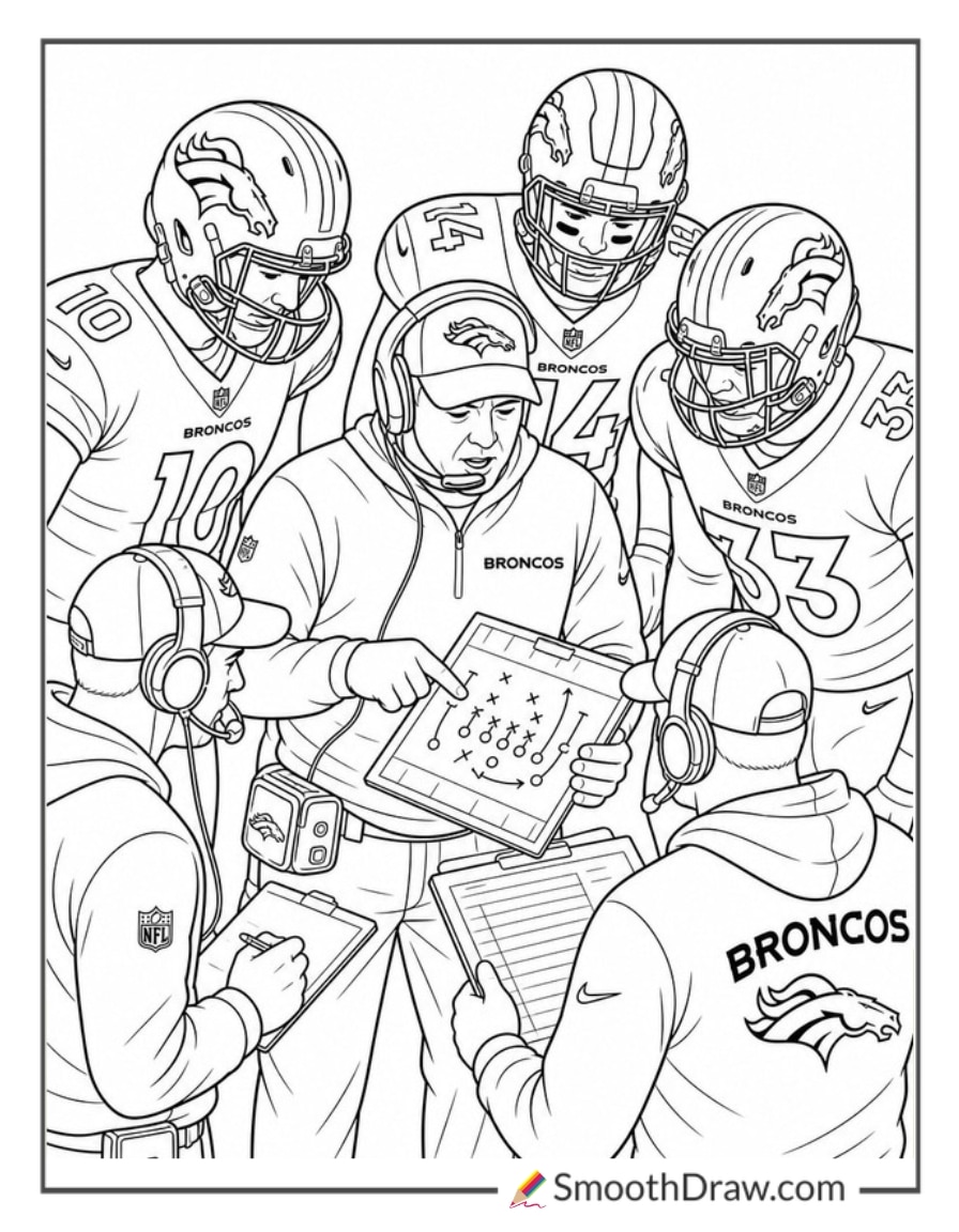 Denver Broncos Sideline Play Call