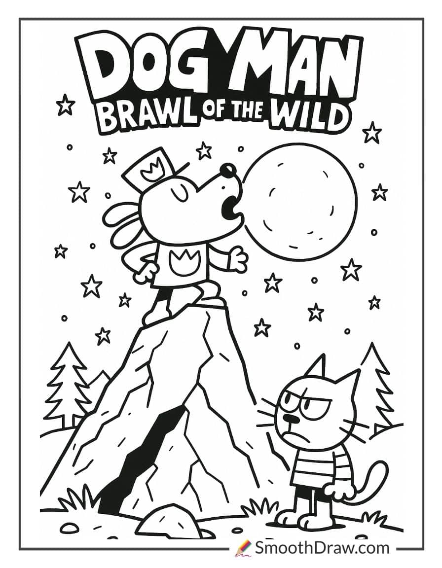 dog man brawl of the wild coloring pages