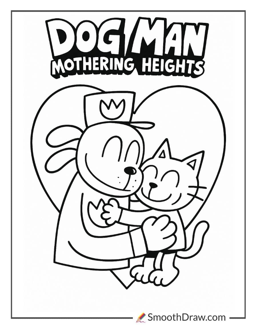dog man mothering heights coloring pages