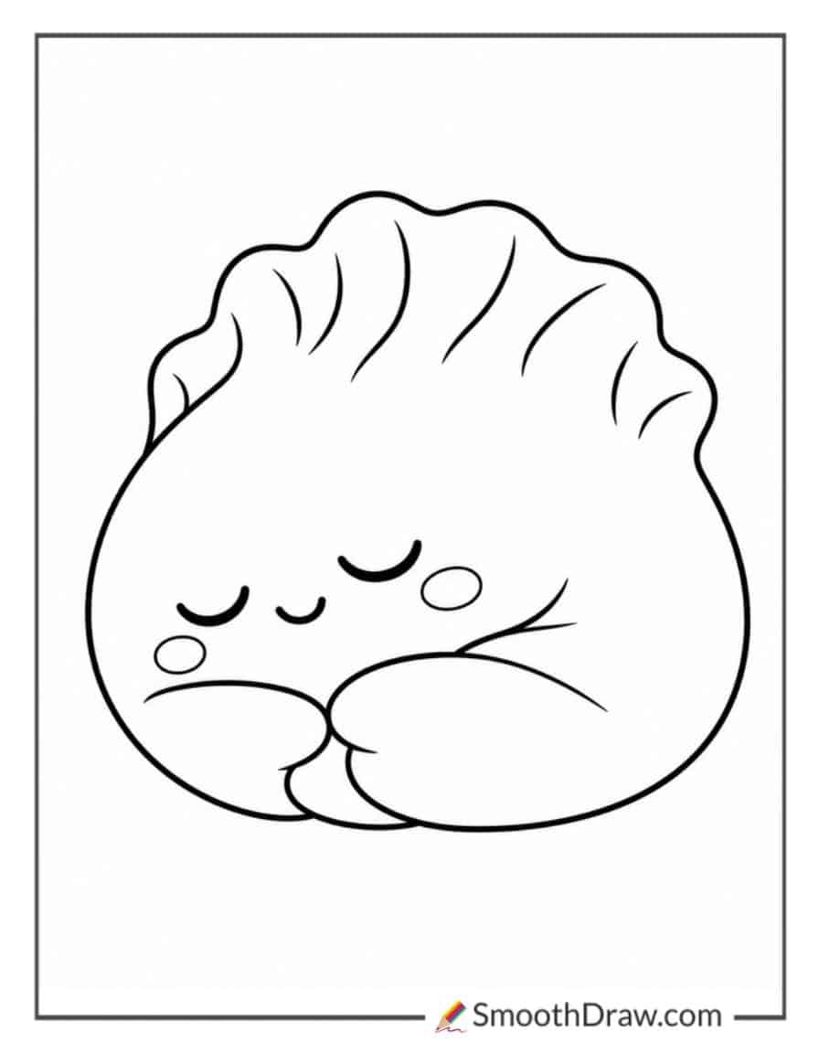 Dumpling Squishies With Kawaii Faces