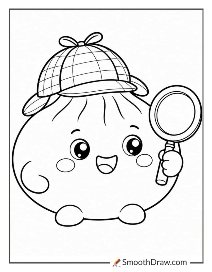 Dumpling Squishy As A Detective