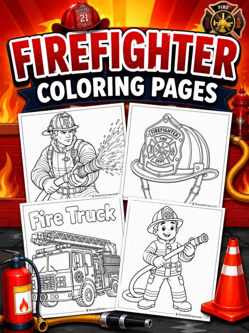 firefighter coloring pages f