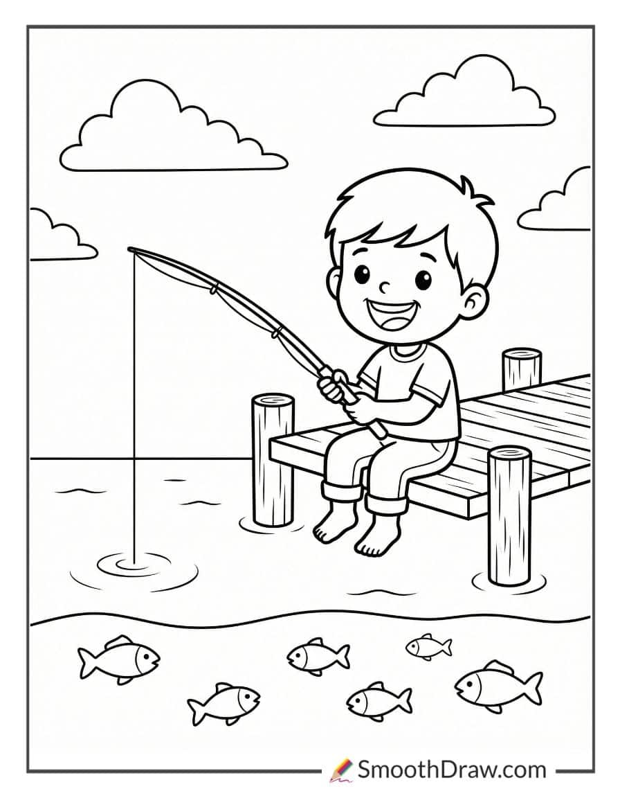 Fishing Coloring Pages