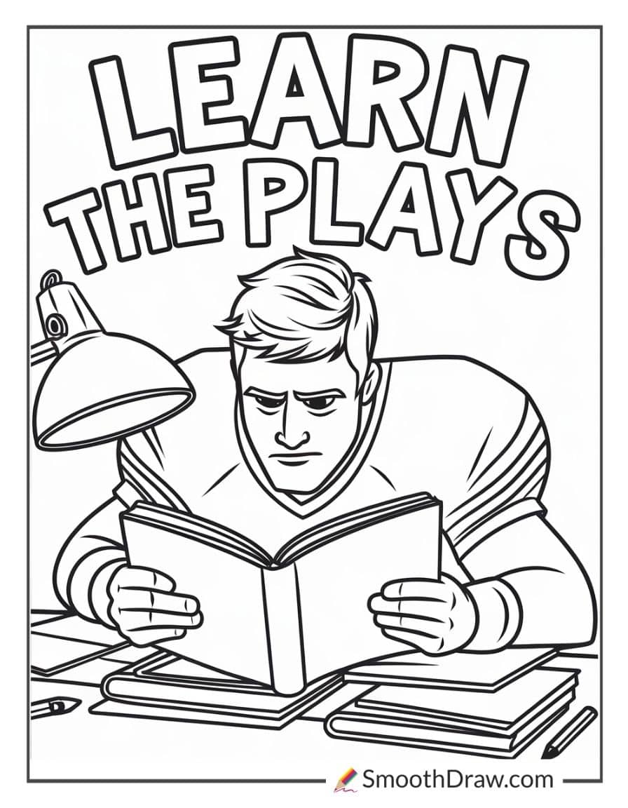 football learning the plays