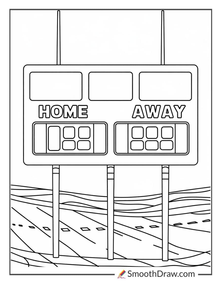 football scoreboard page