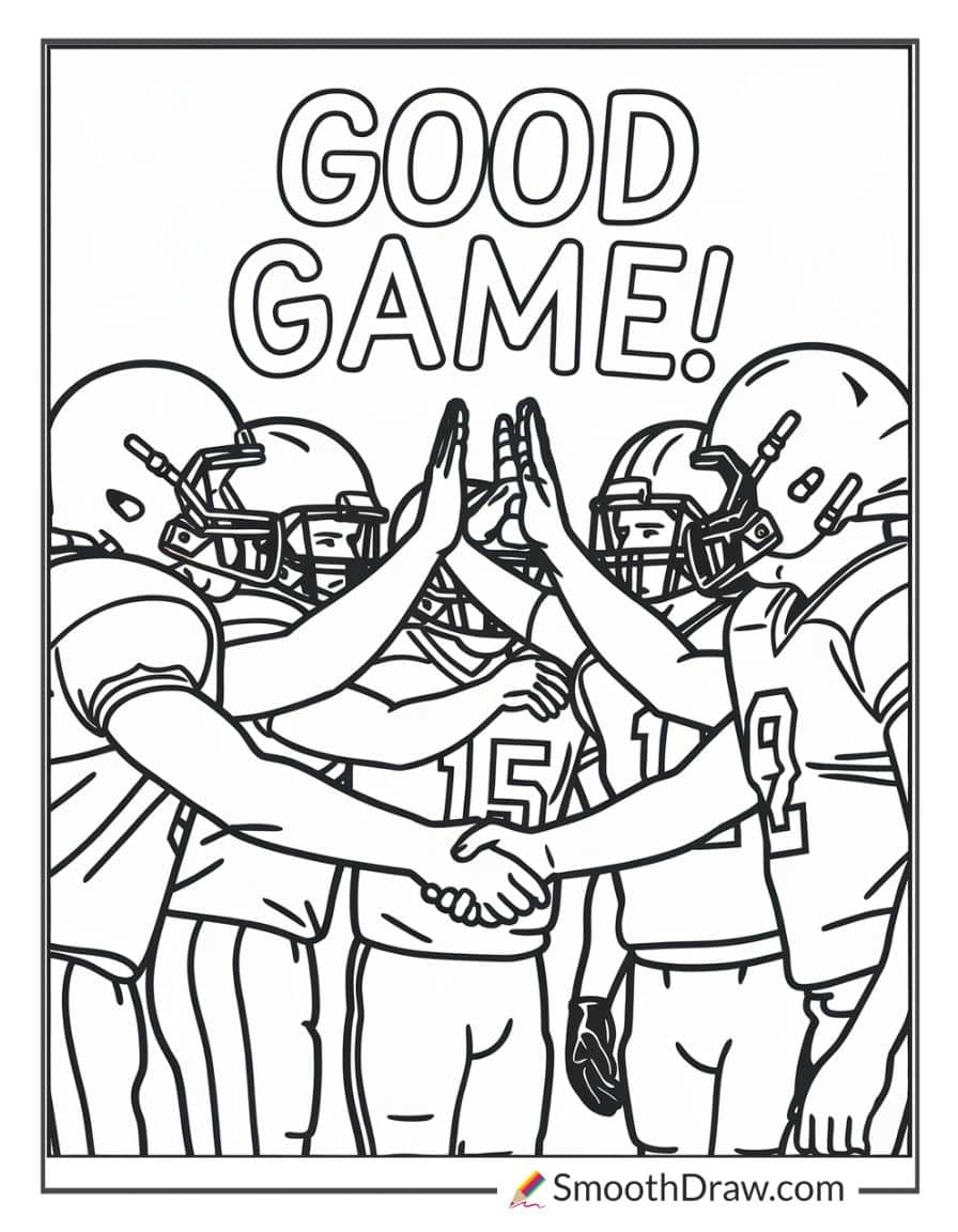 football sportsmanship moment