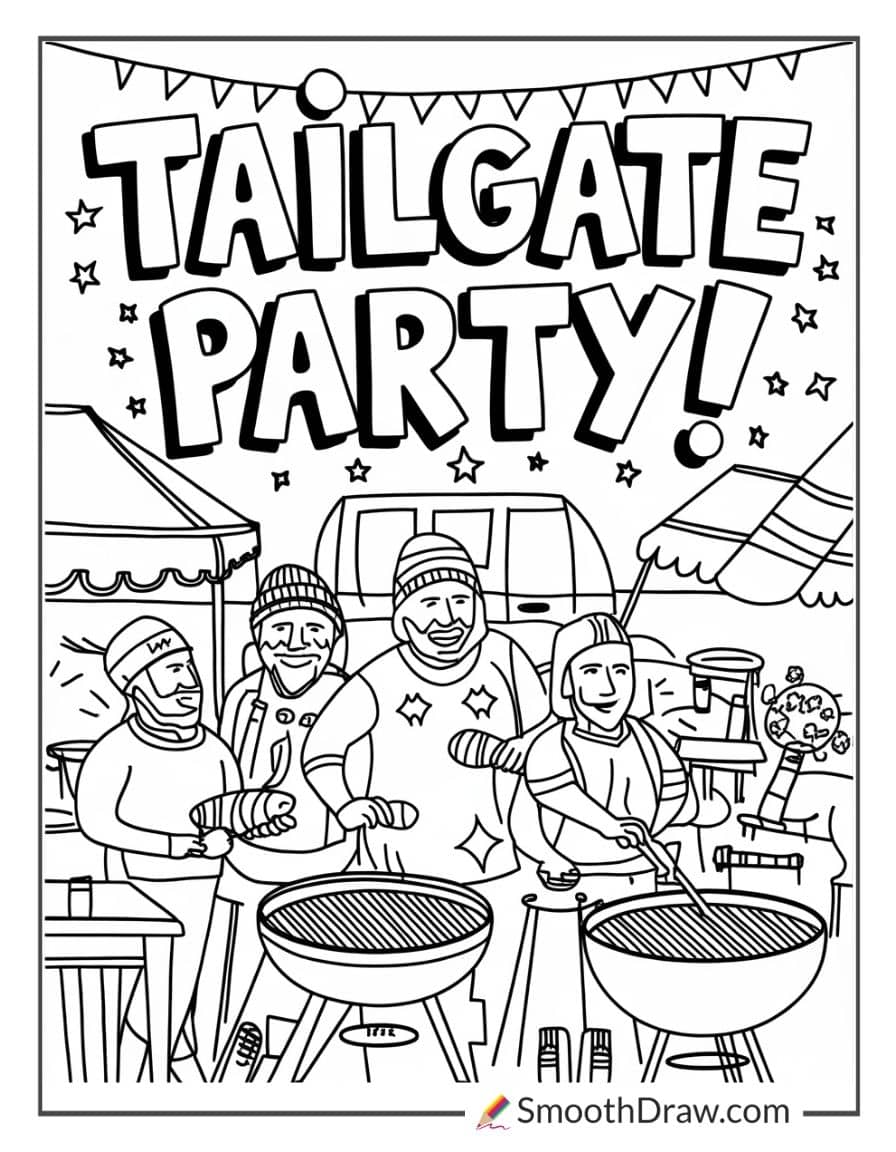 football tailgate party