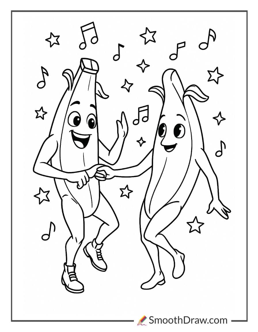 fortnite banana coloring pages