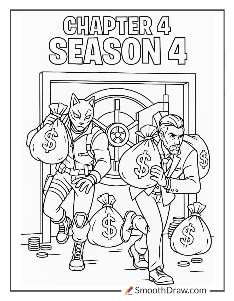 fortnite coloring pages chapter 4 season 4