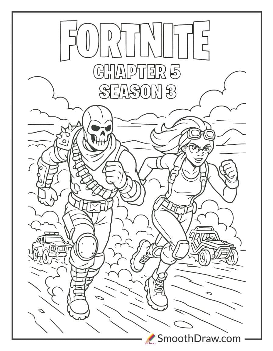 fortnite coloring pages chapter 5 season 3