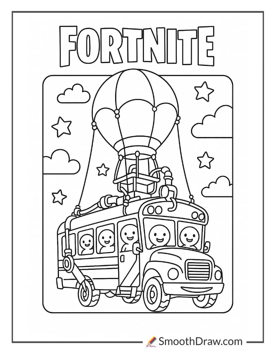 fortnite coloring pages for kids