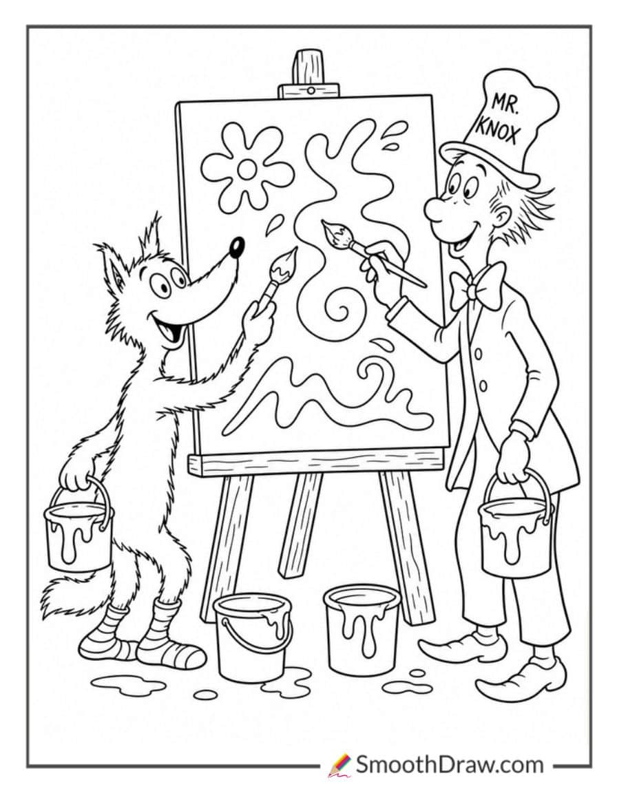 fox-in-socks-and-mr-knox-painting