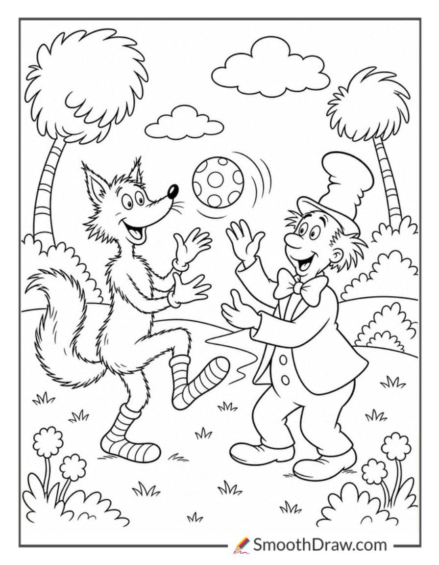 fox-in-socks-and-mr-knox-playing