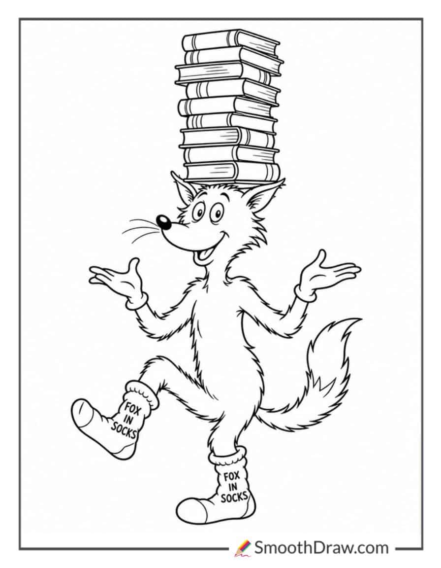 fox-in-socks-balancing-books