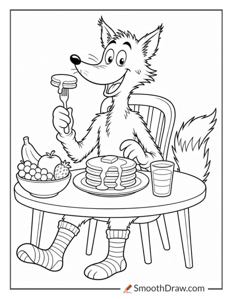 fox-in-socks-eating-breakfast