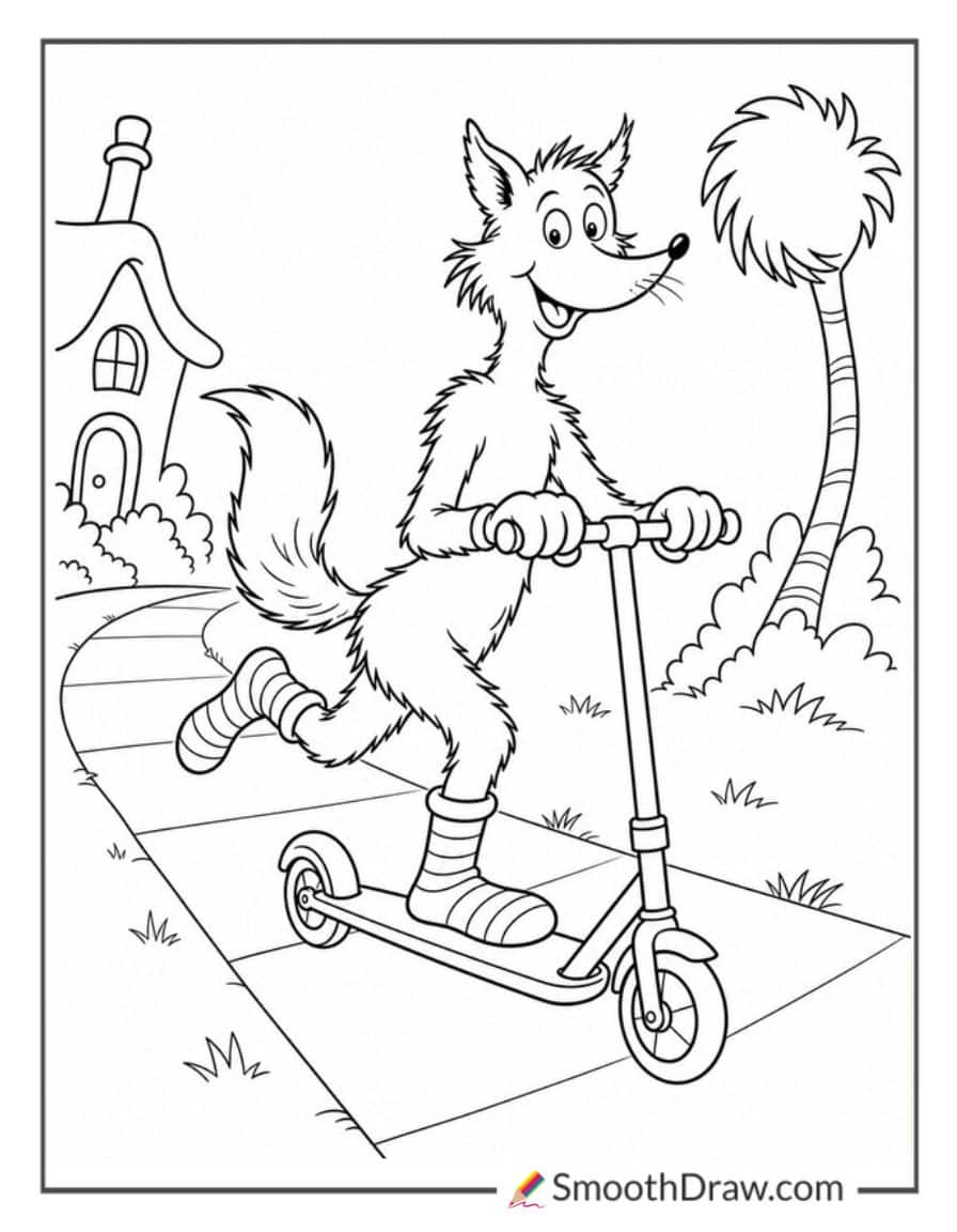 fox-in-socks-riding-a-scooter