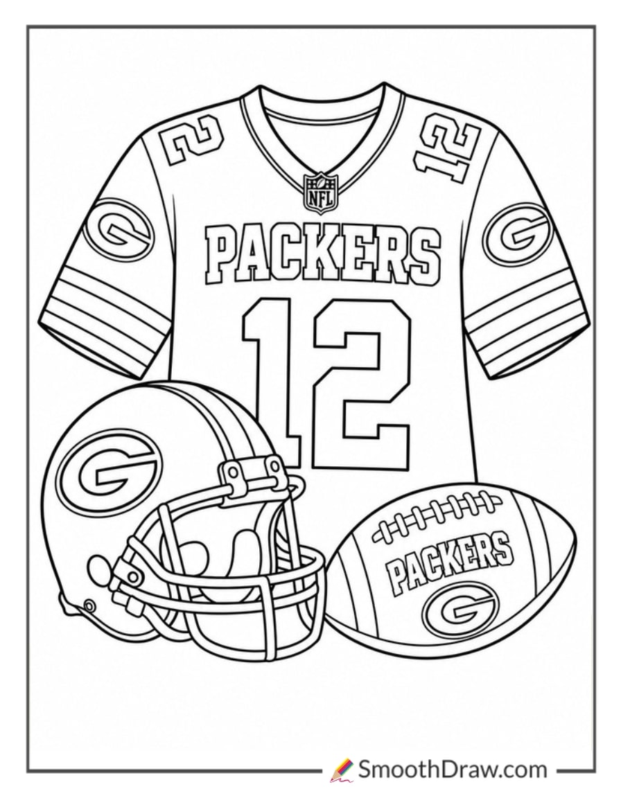 Green Bay Packers Coloring Pages