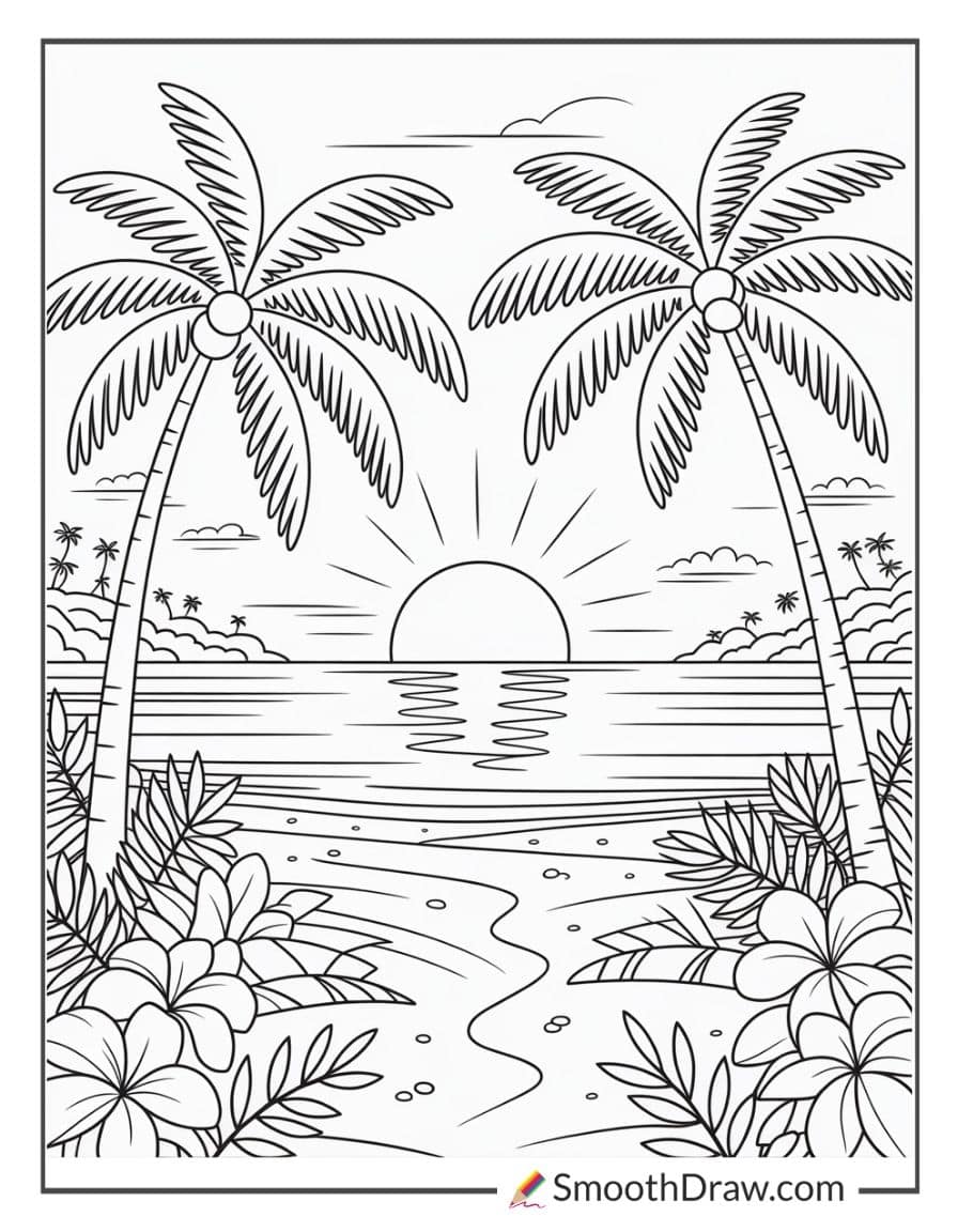 hawaii coloring pages