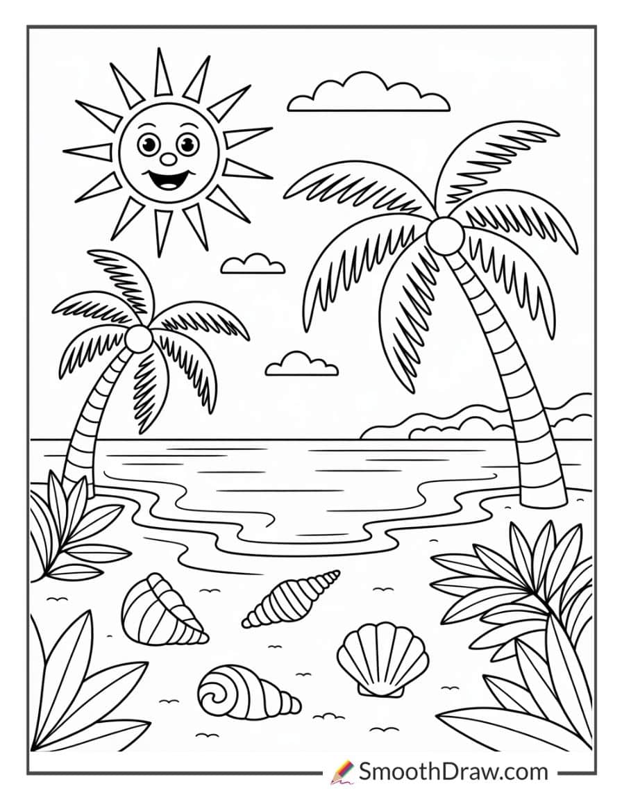 hawaiian coloring pages
