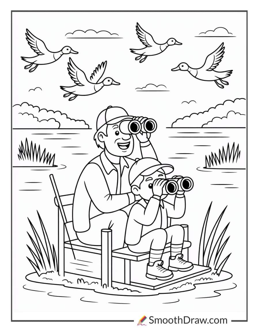 Hunting Coloring Pages For Kids 2