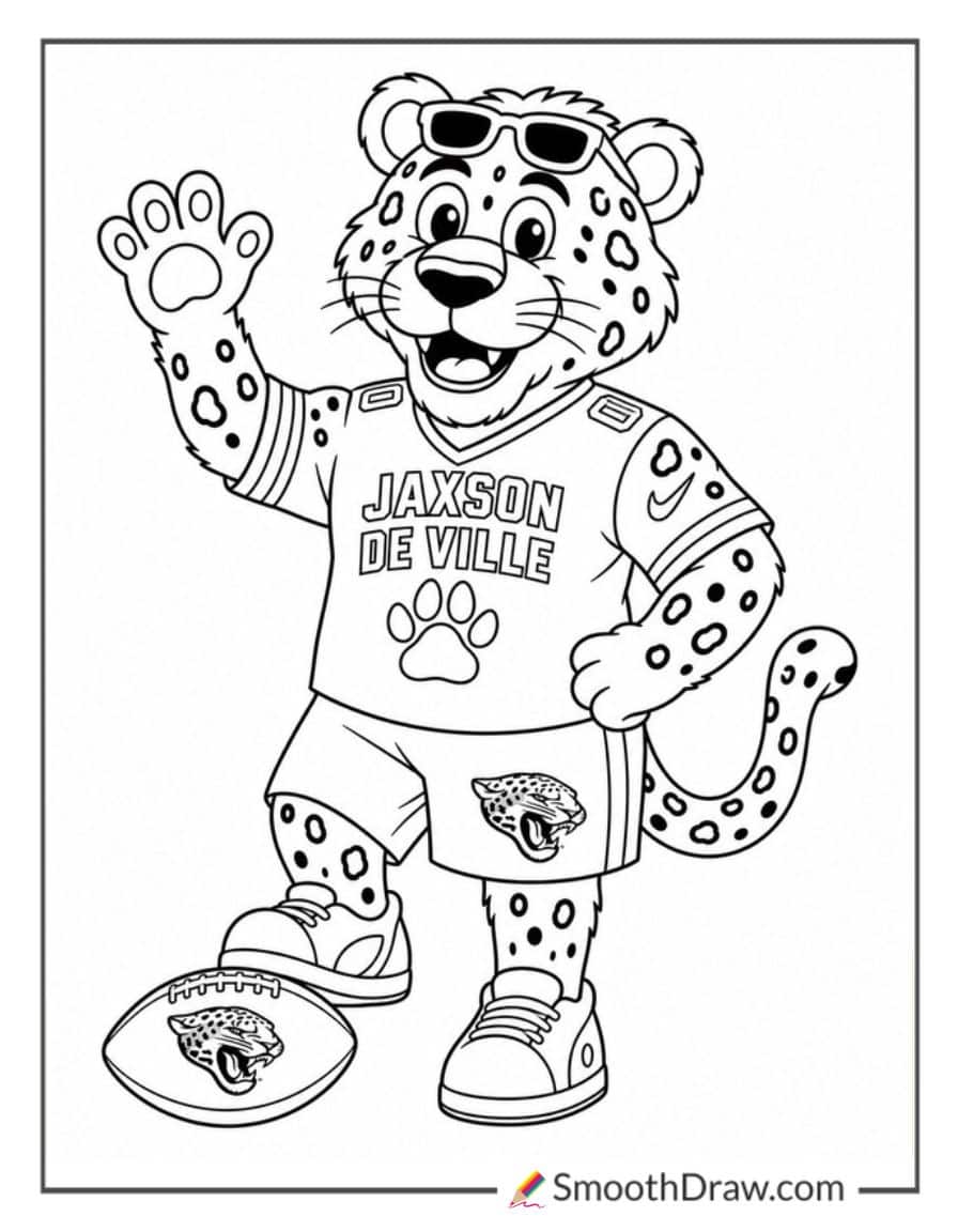 Jacksonville Jaguars Mascot Jaxson De Ville