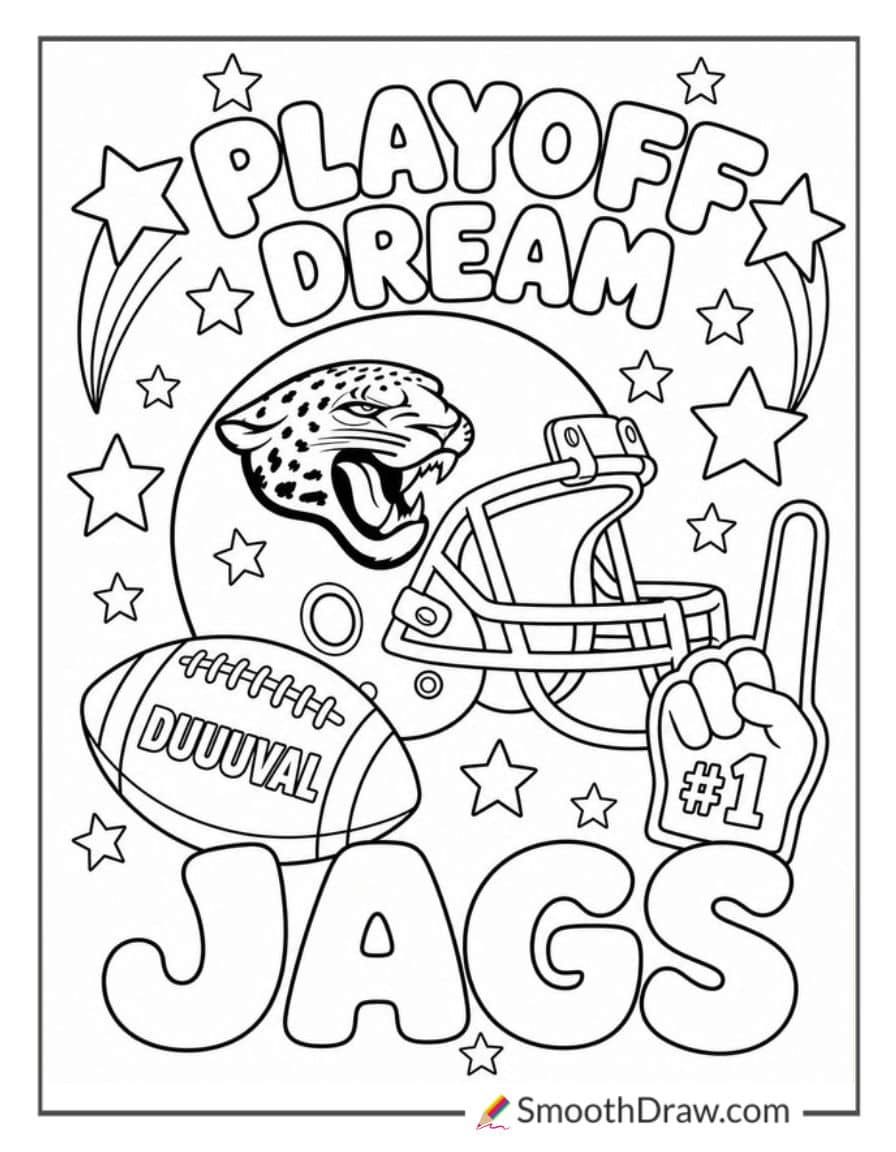 Jaguars Playoff Dream Poster