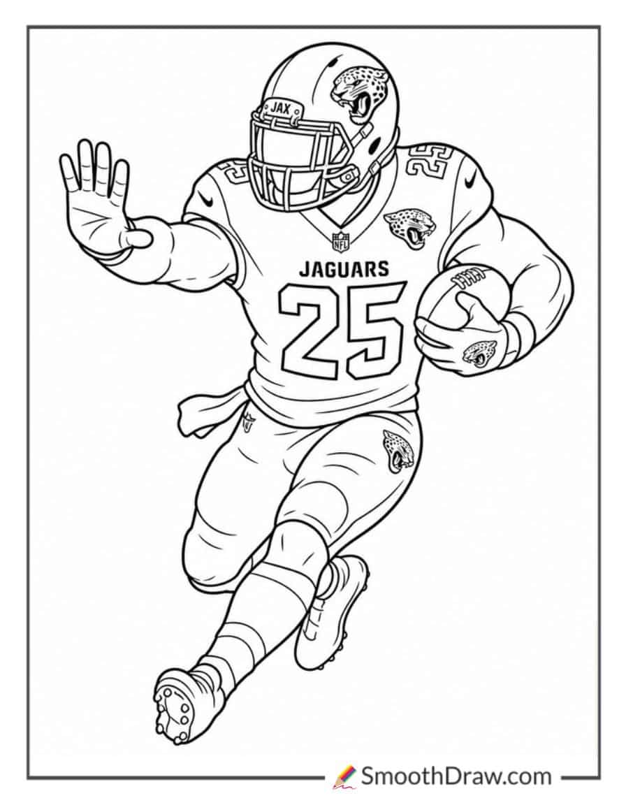 Jaguars Running Back Stiff Arm