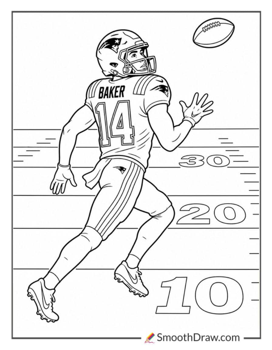 Javon Baker Running Route