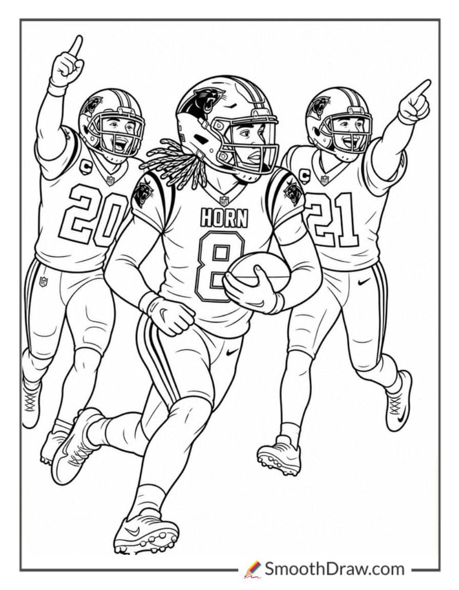 Jaycee Horn Interception Return