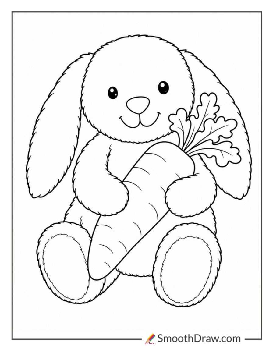 jellycat bunny with a carrot
