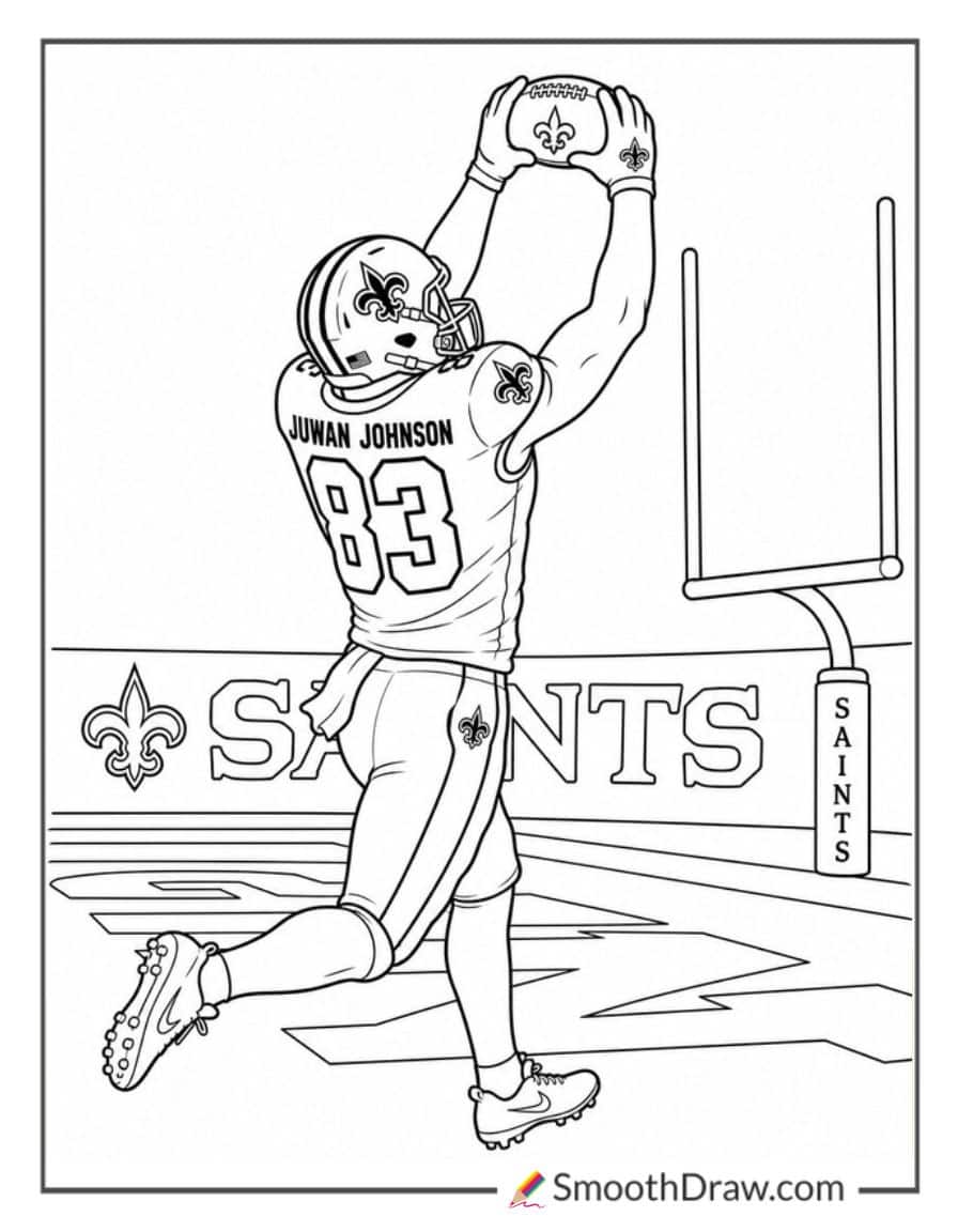 Juwan Johnson Catching Touchdown