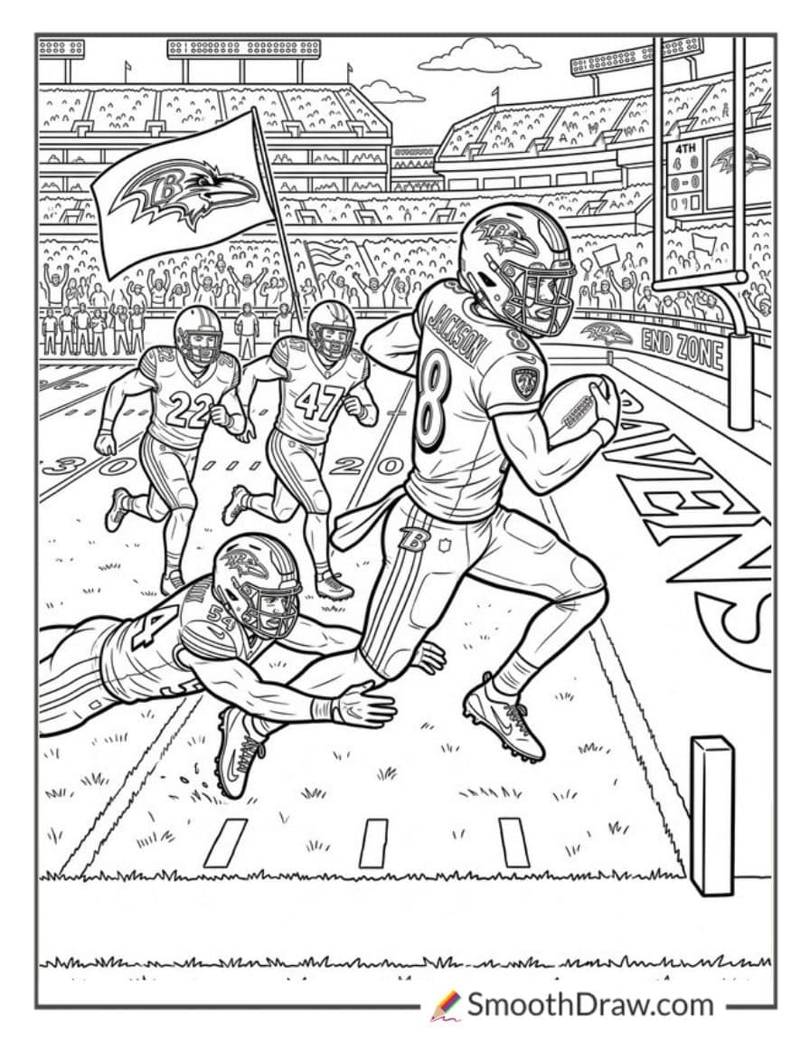 Lamar Jackson Touchdown Run