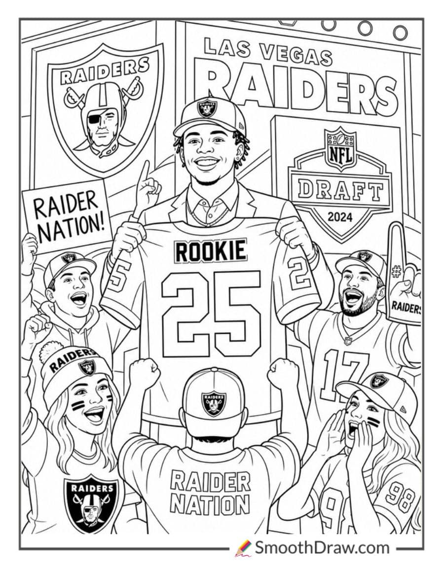 Las Vegas Raiders Draft Pick Celebration