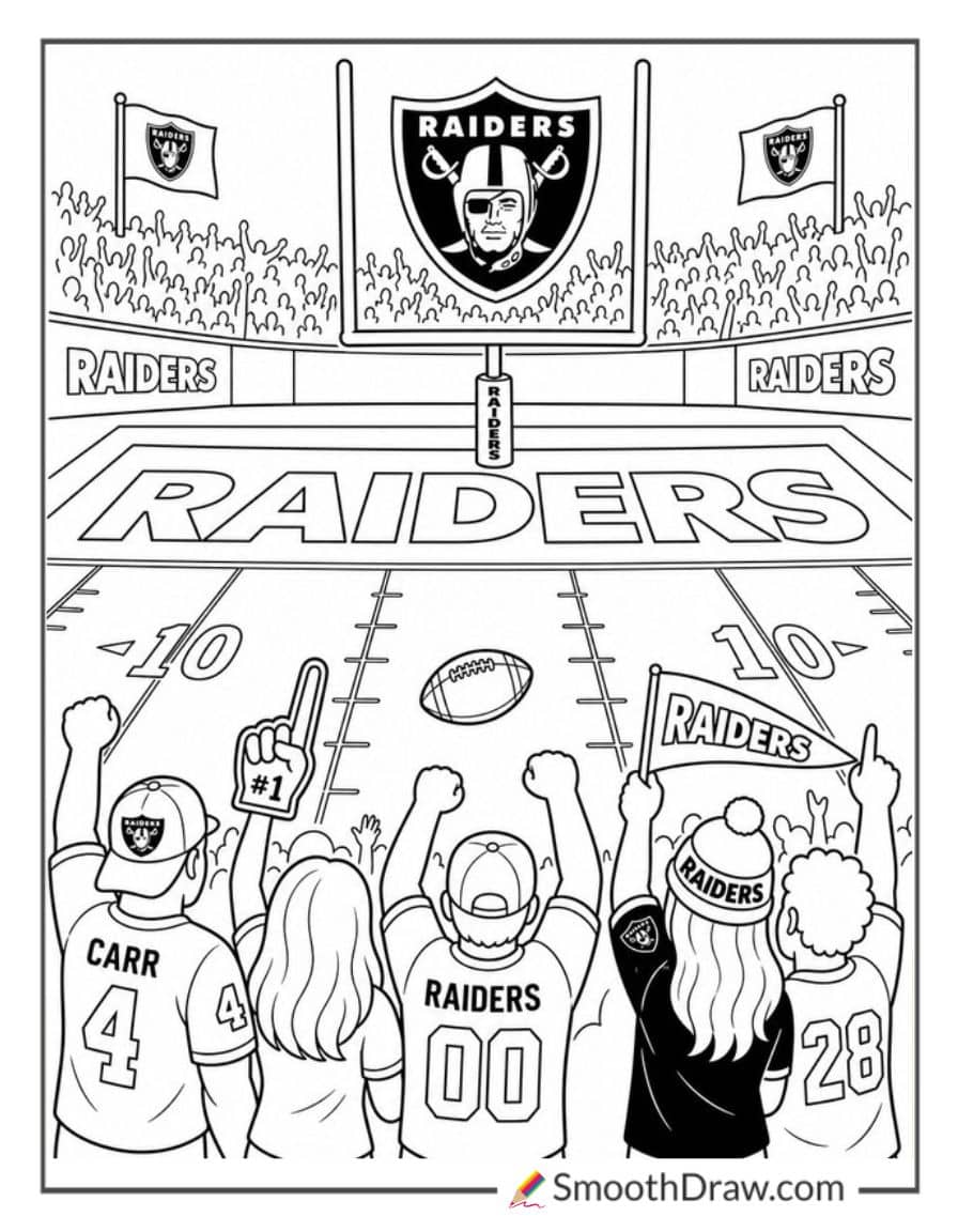 Las Vegas Raiders End Zone