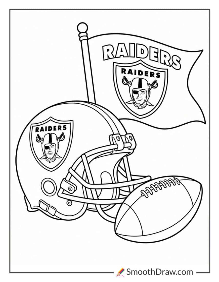 Las Vegas Raiders Helmet