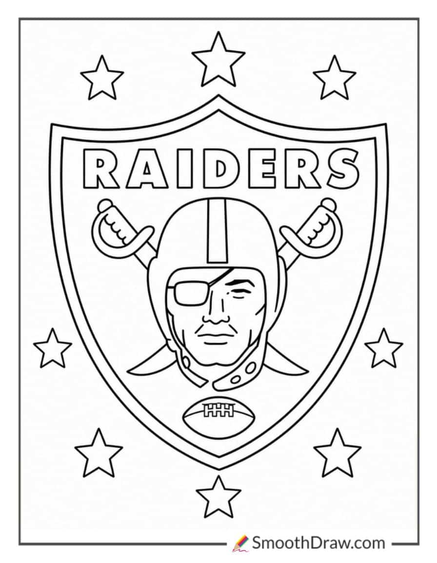 Las Vegas Raiders Shield Emblem
