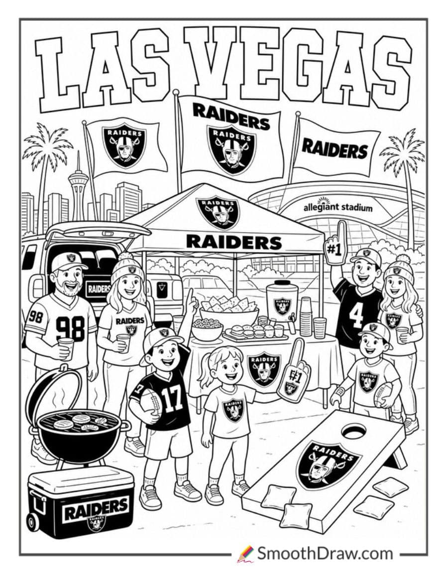 Las Vegas Raiders Tailgate Party