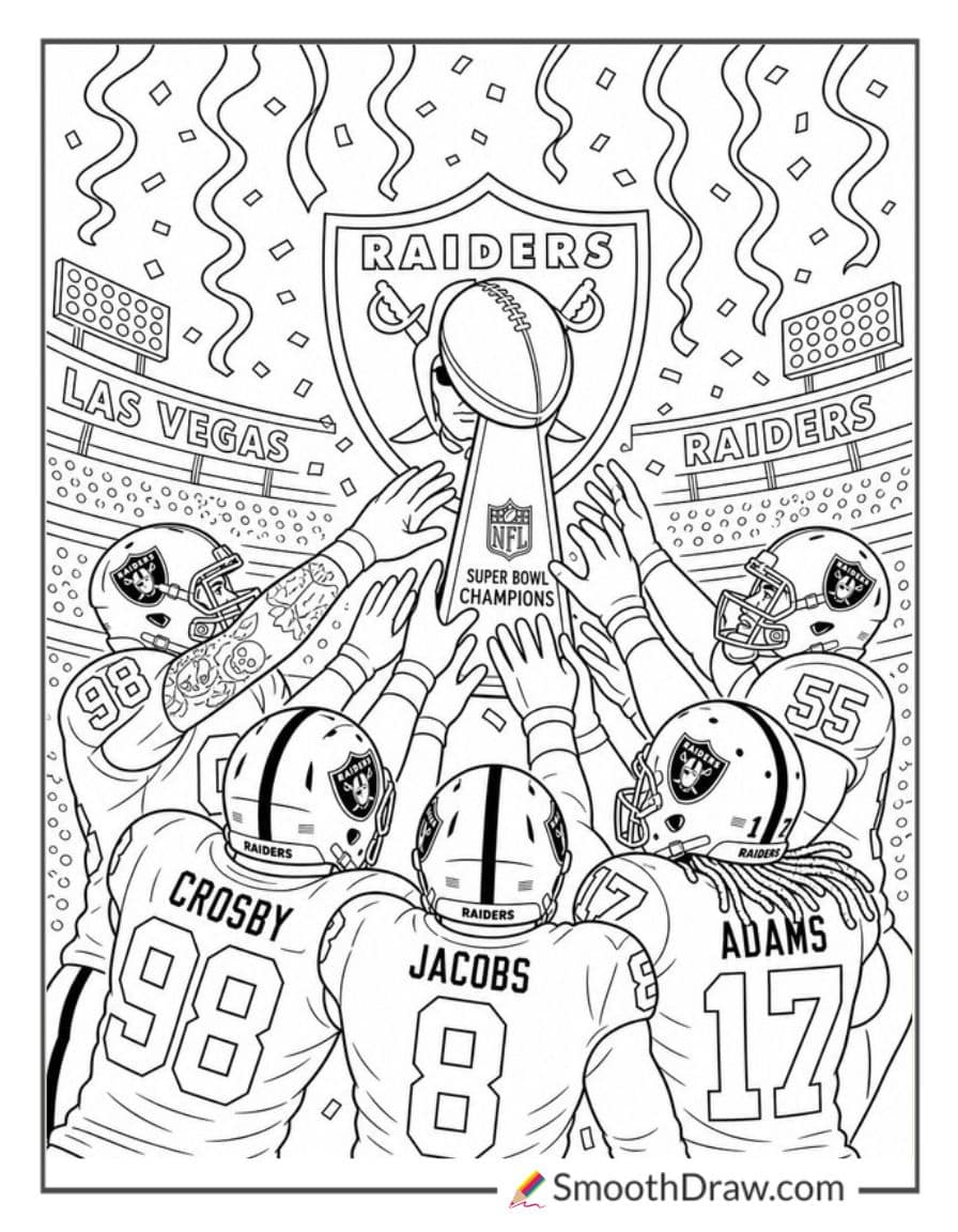 Las Vegas Raiders Trophy Dream