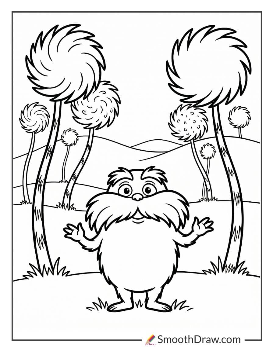 Lorax Coloring Pages
