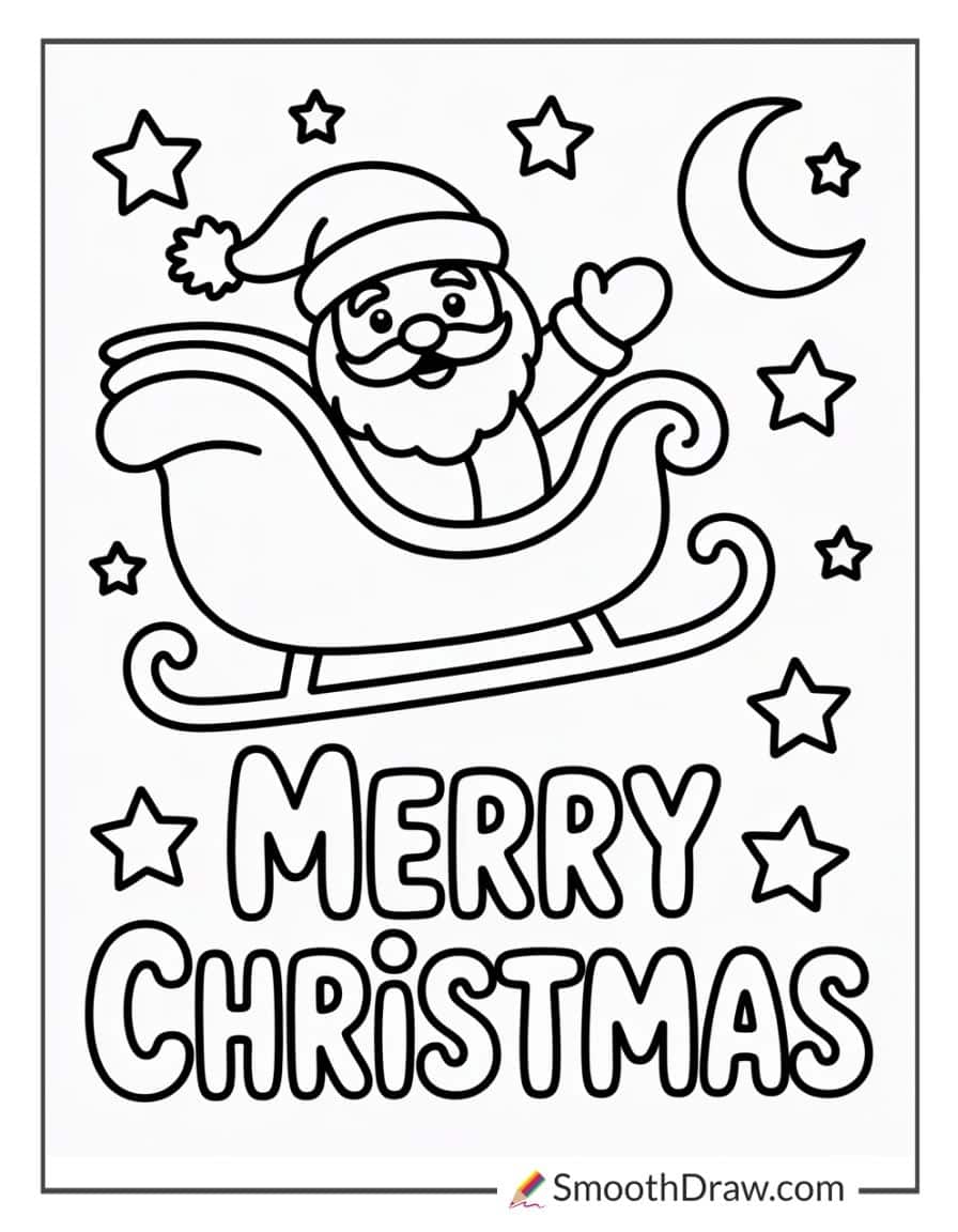 Merry Christmas Coloring Pages