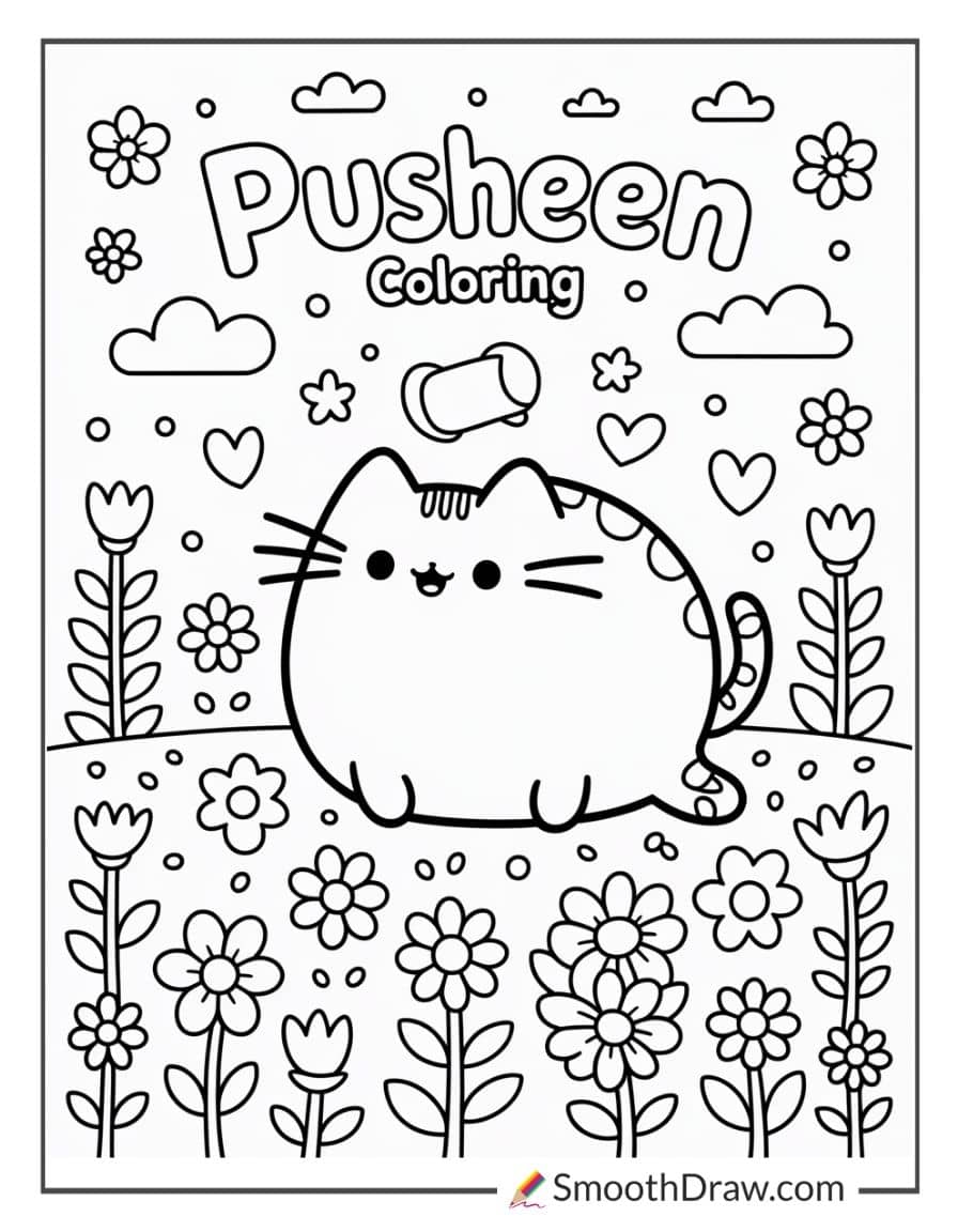 mini pusheen coloring book