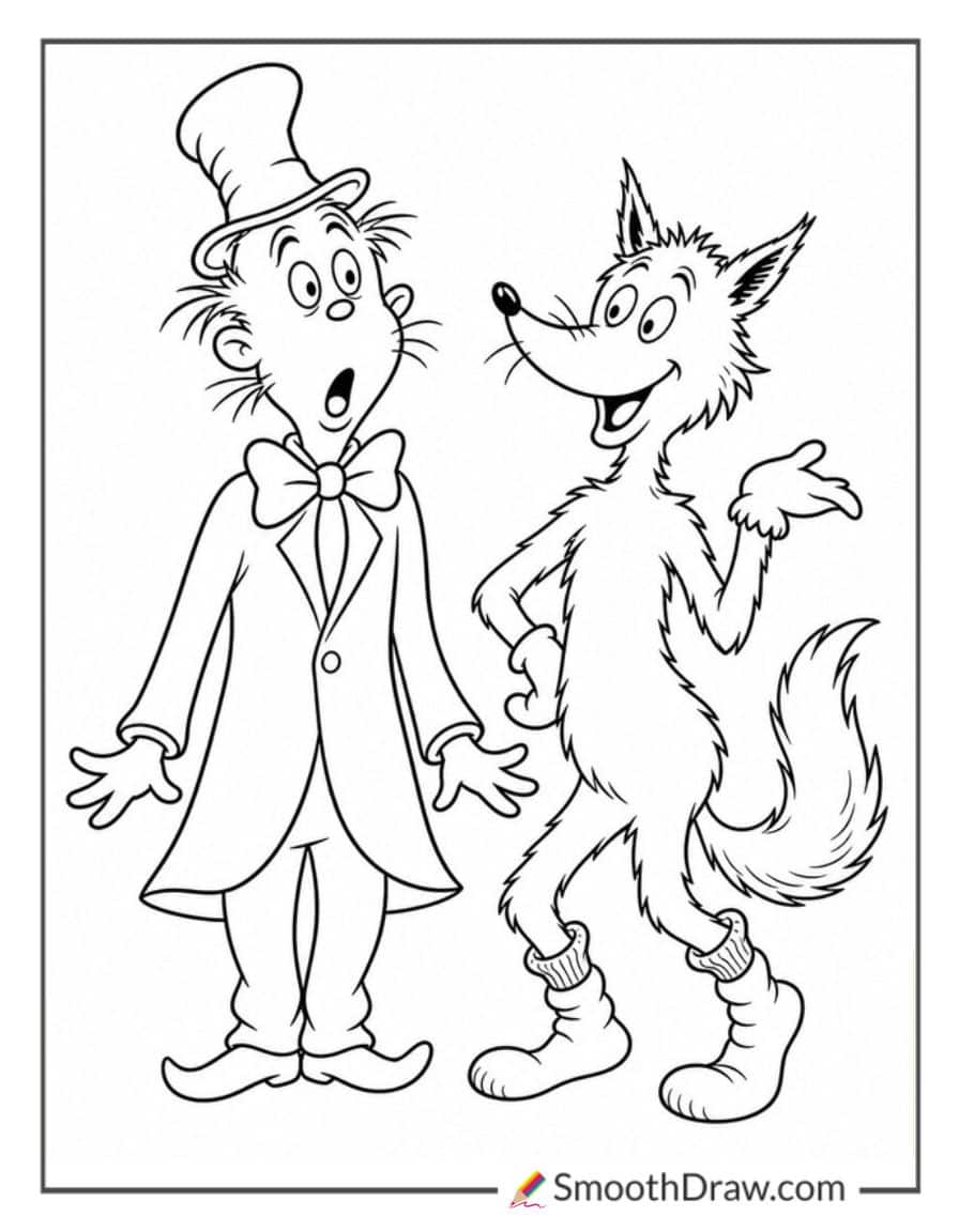 mr-knox-fox-in-socks-coloring-page