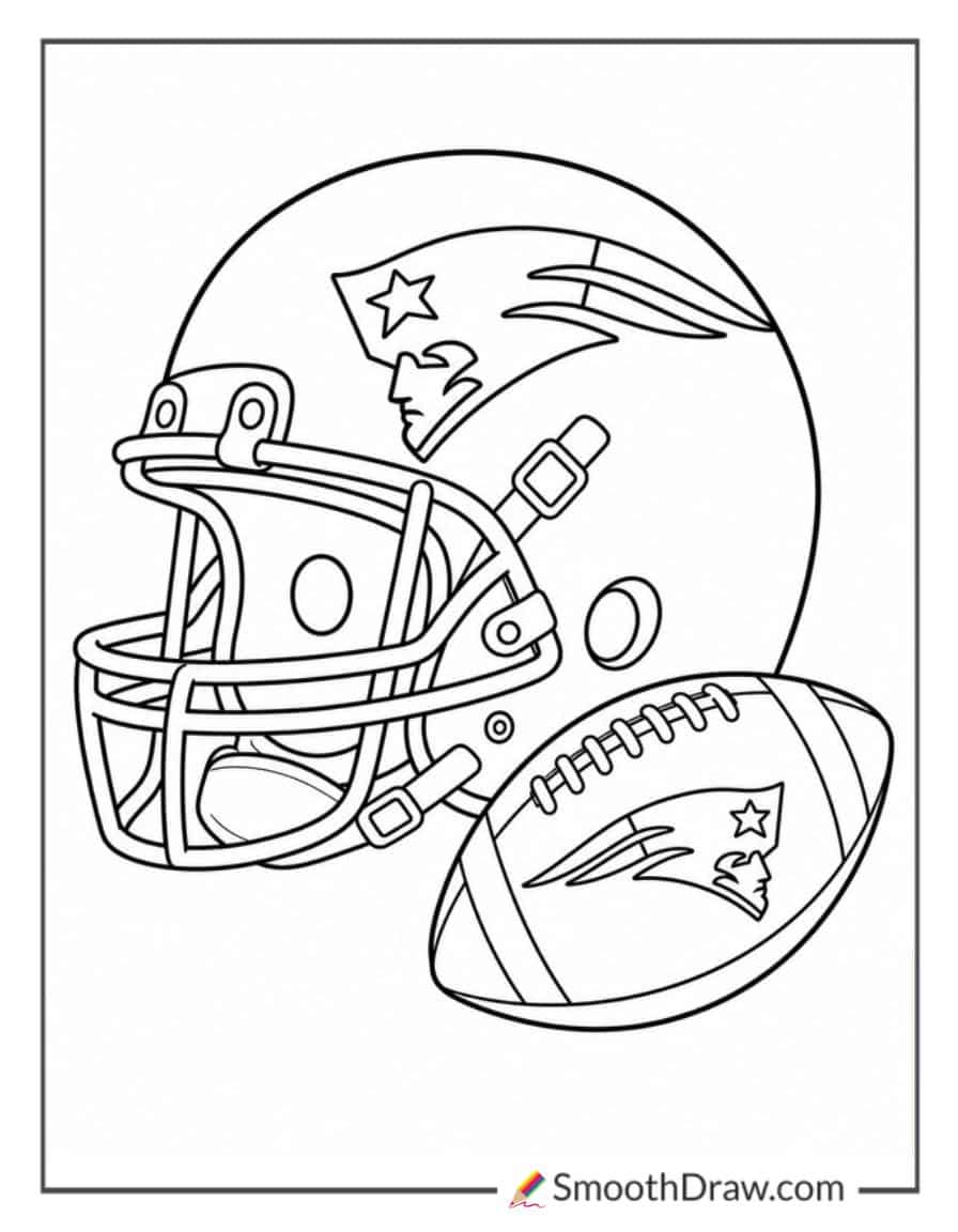 New England Patriots Football Helmet