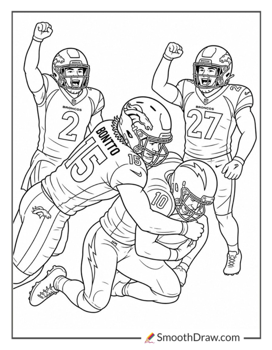 Nik Bonitto Making A Tackle