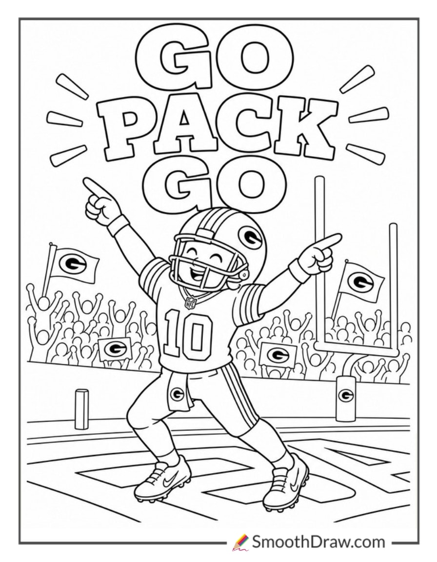 Packers End Zone Dance