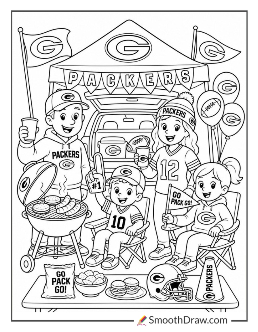 Packers Family Tailgate Party