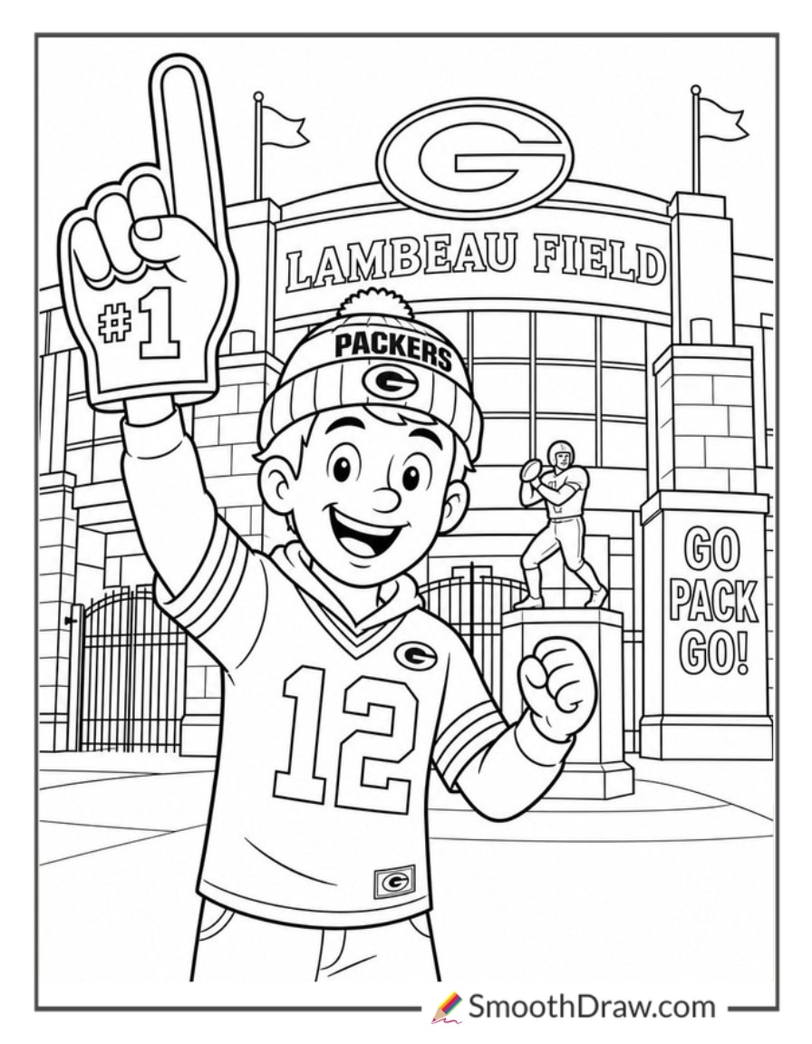 Packers Foam Finger Fan