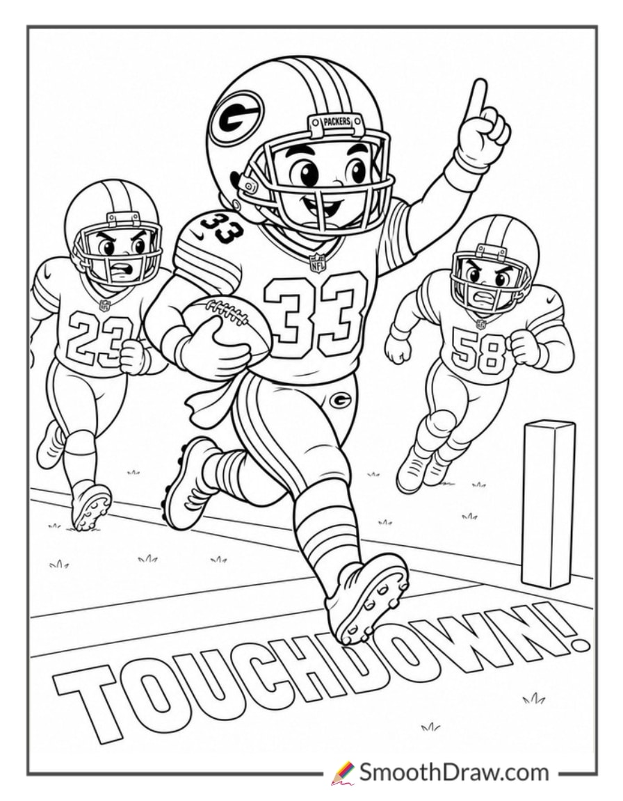 Packers Running Back Touchdown